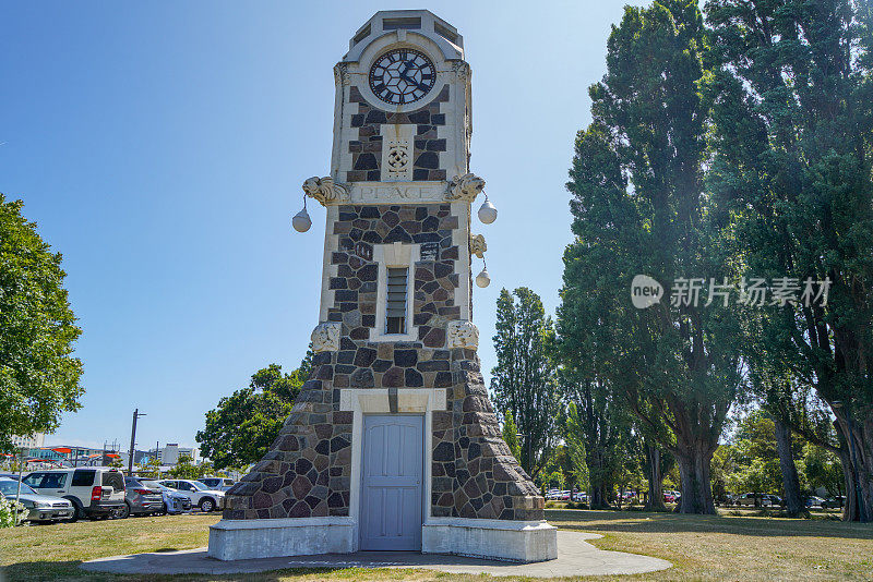 Edmonds' Clock PeaceTower，位于新西兰基督城马德拉斯街市中心